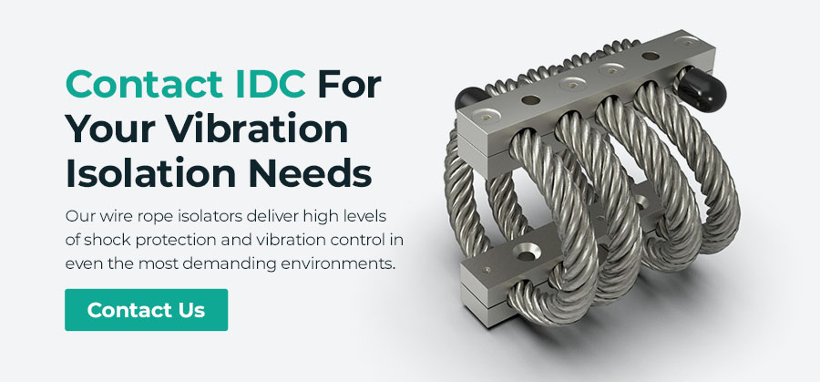 contact IDC CTA text wire rope isolator