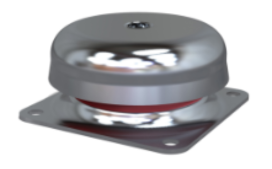 IDC cub mount elastomeric isolator