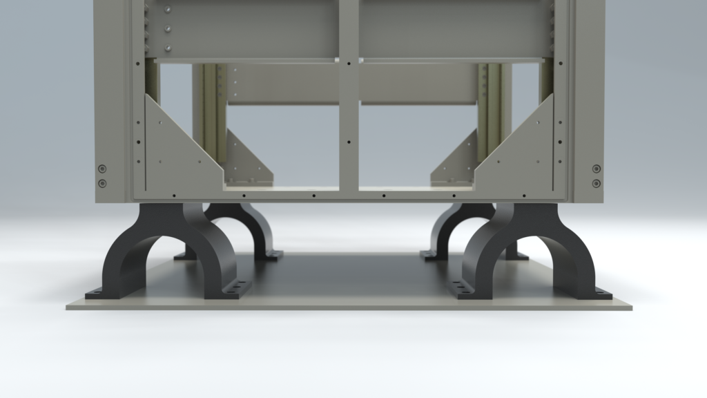 IDC arch mount elastomeric isolator
